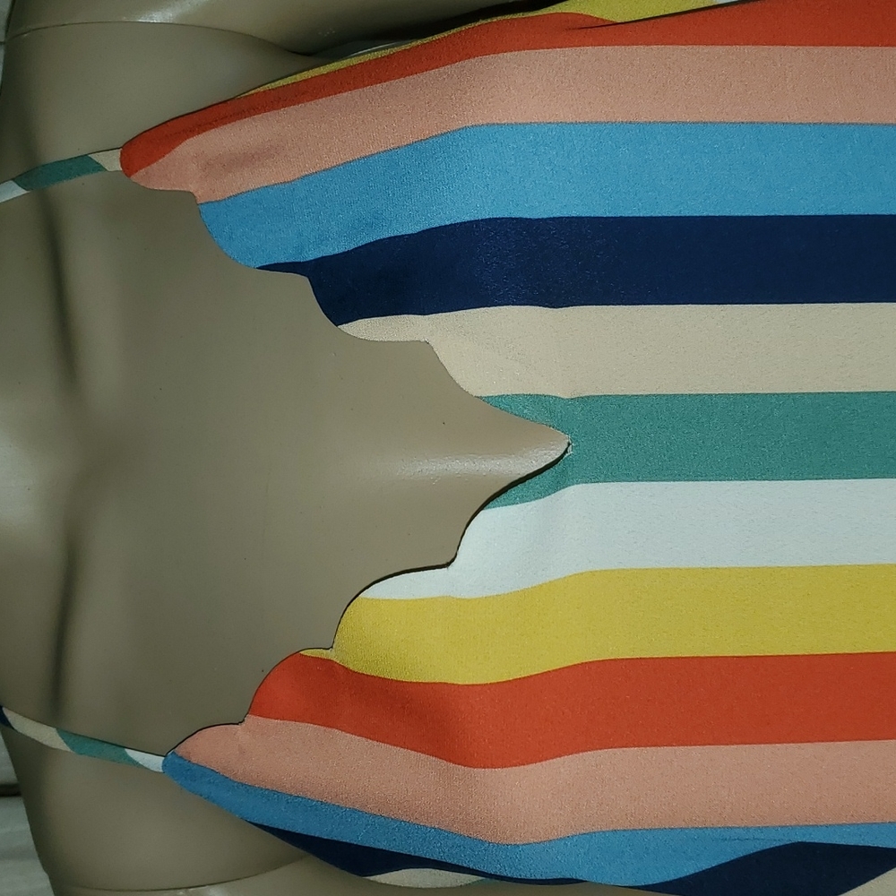 Multicolored Striped Cami/Tank - Picture 4 of 5